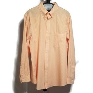 Croft & Barrow Easy Care Classic Fit Orange Shirt